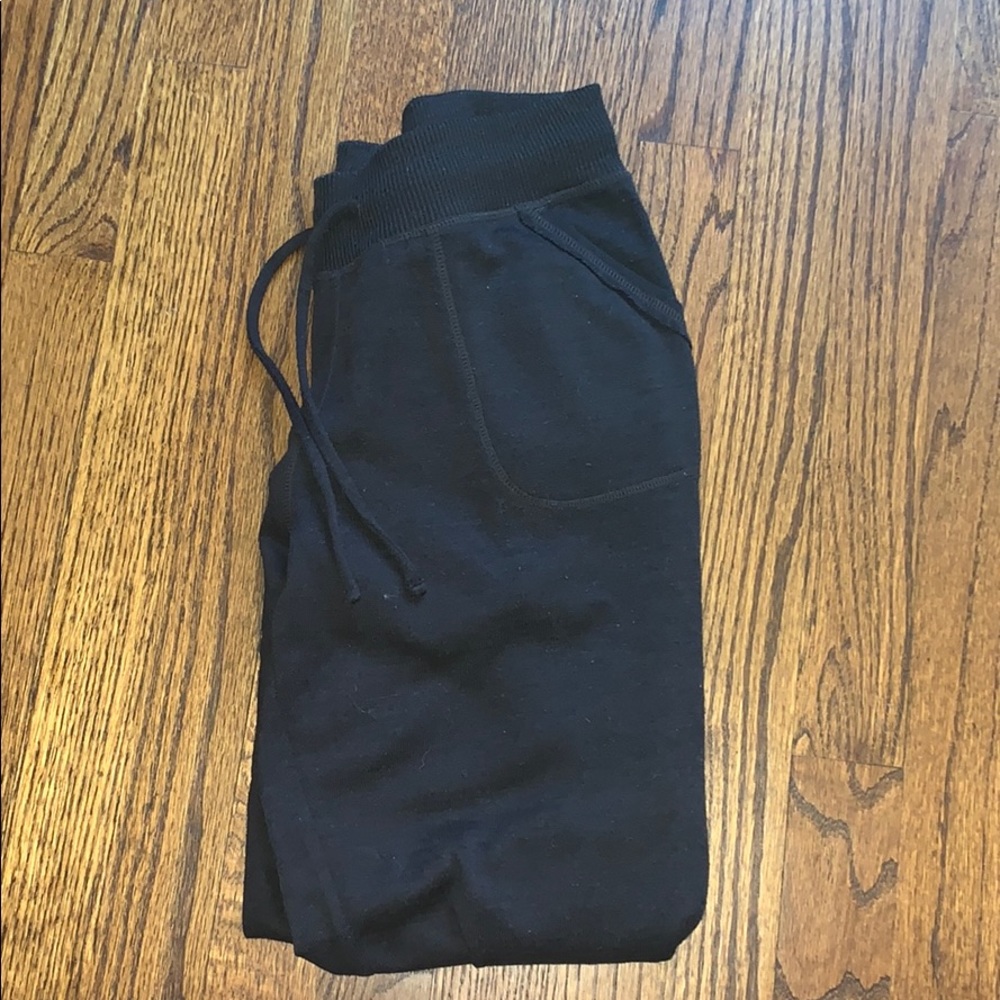 black joggers